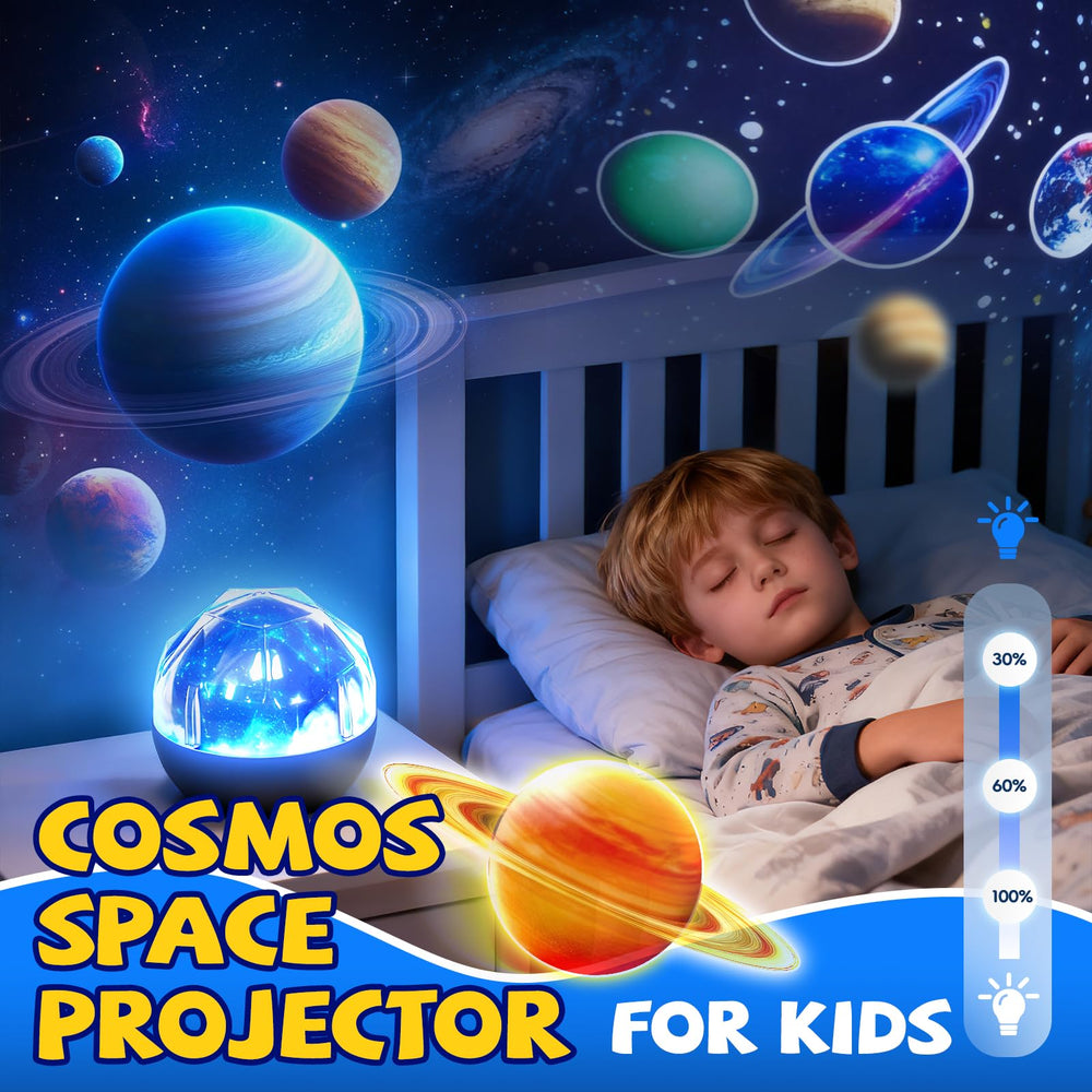 TOURACE brightness-adjustable projector with color options and rotation for mood lighting