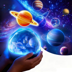 TOURACE Solar System Projector ceiling projection creates a calming starry bedroom night