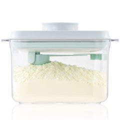 Tourdeus baby formula container with airtight seal keeps powder fresh for travel.