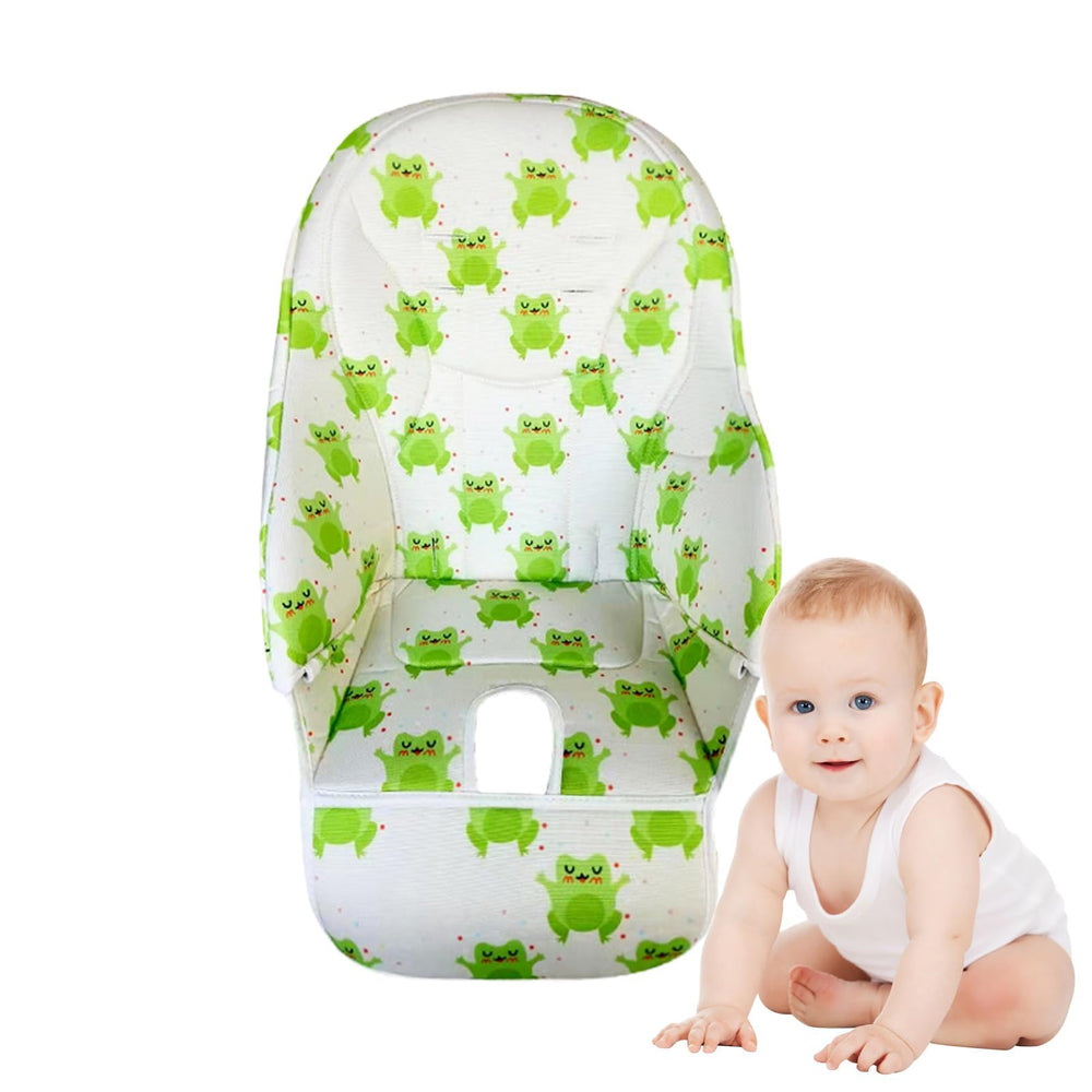 Toveival cushion size 83x40 cm fits many high chairs during meals