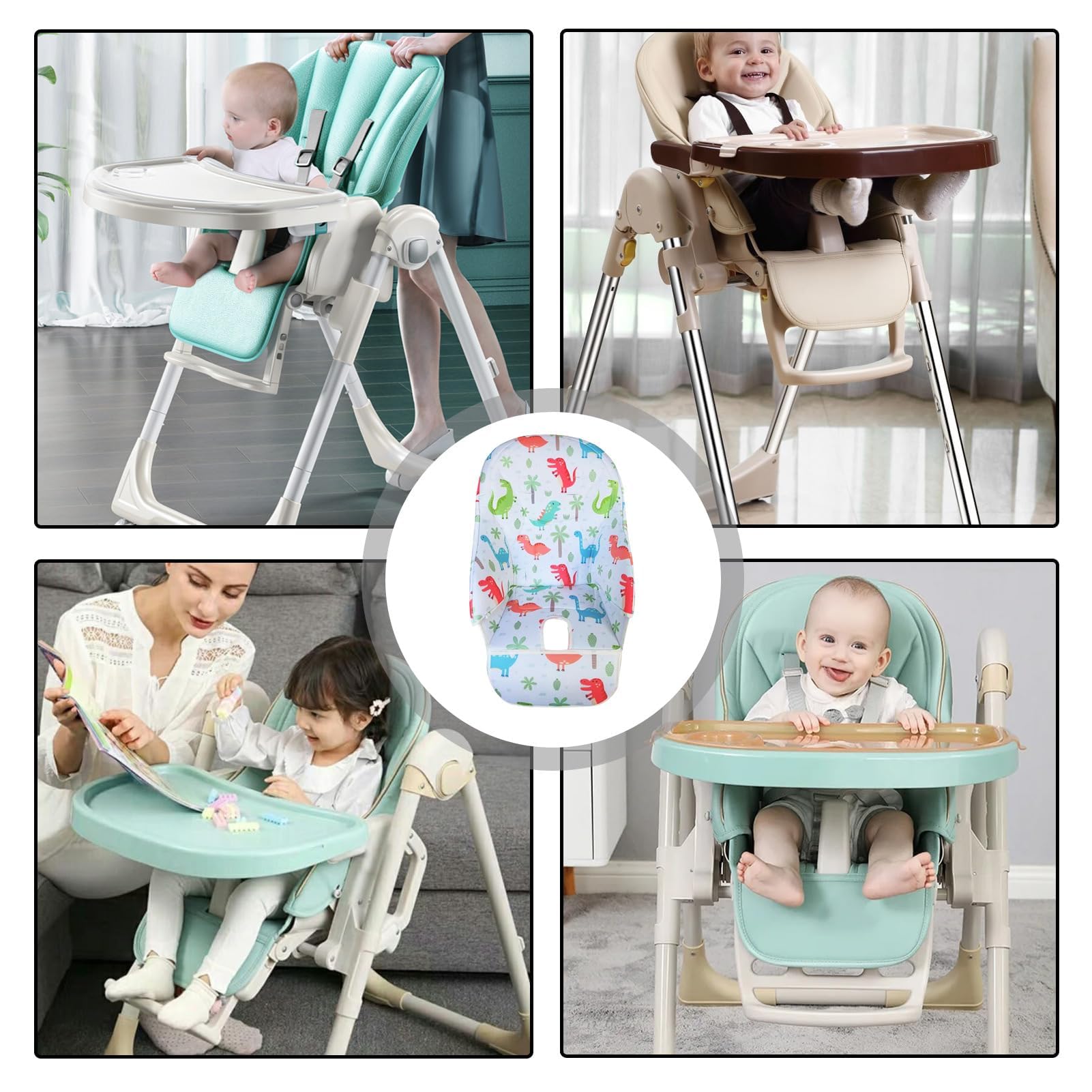 Toveival cushion soft-touch padding provides baby comfort.
