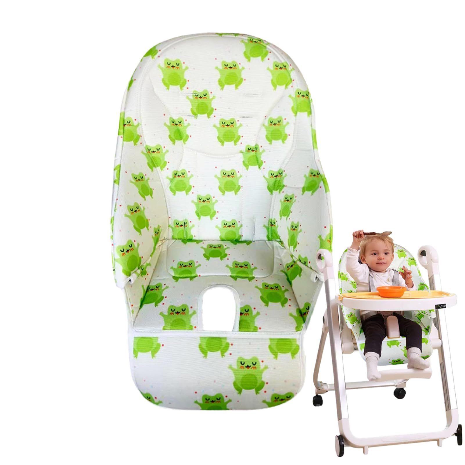 Toveival thick padding provides comfortable seating for baby during snacks