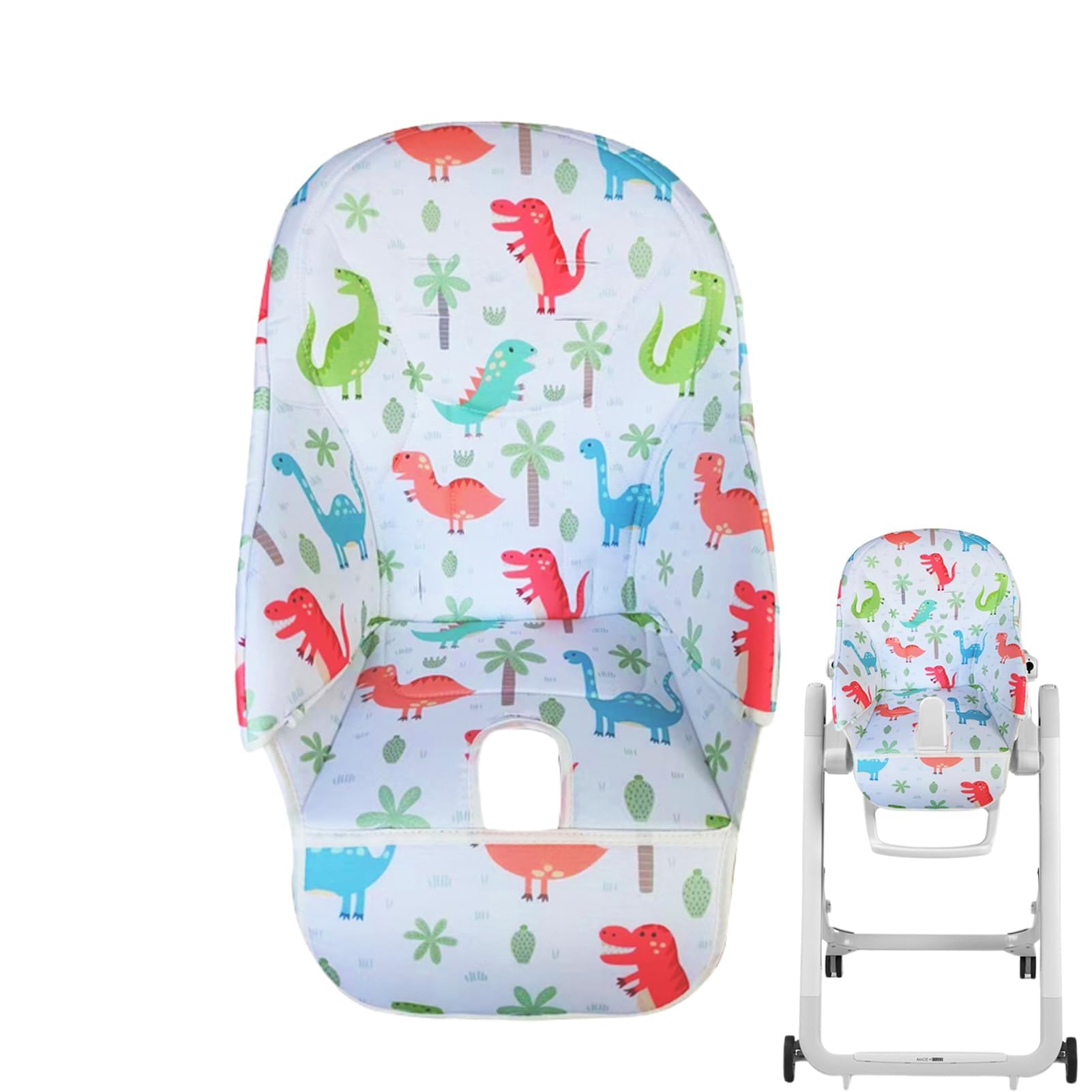 Toveival high chair cushion universal fit for Siesta and other chairs.