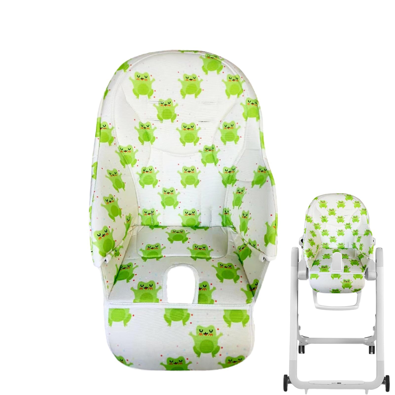 Toveival high chair cushion universal fit for Siesta and Zero3 models promoting comfortable mealtimes