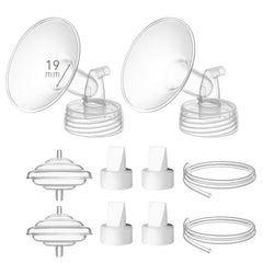 TOVVILD 19mm flange set packaging, convenient replacement parts for at-home pumping.