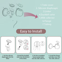 TOVVILD two-pack milk collection cups for easy replacement.