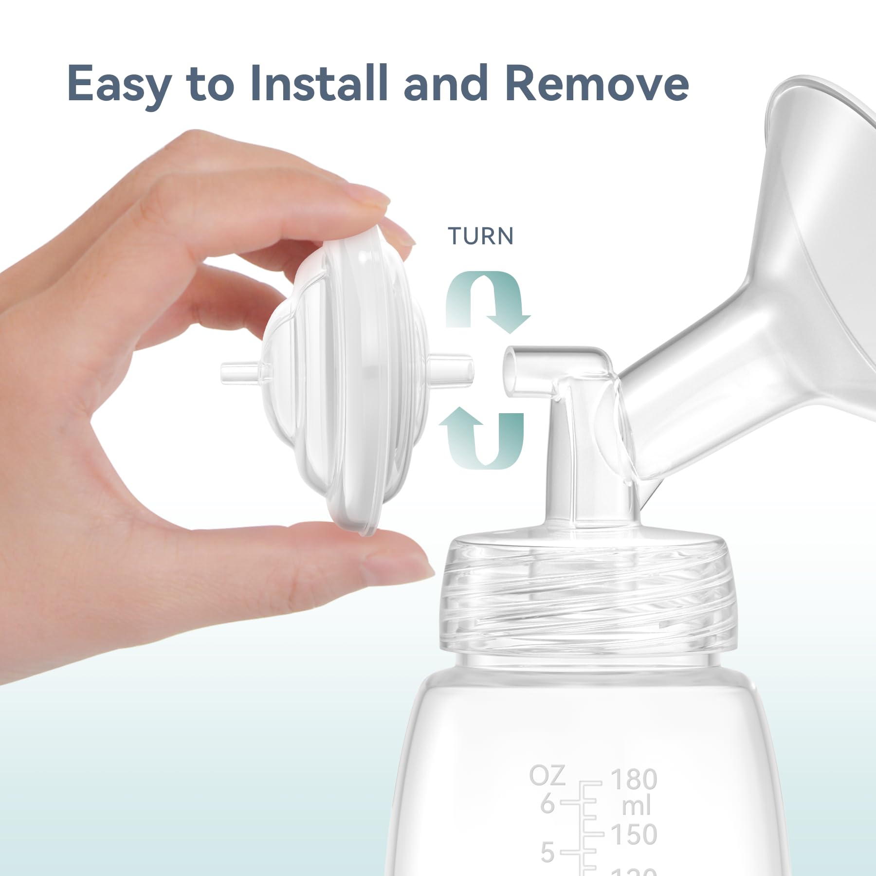 TOVVILD backflow protector and tubing for safe, reliable breast pumping.