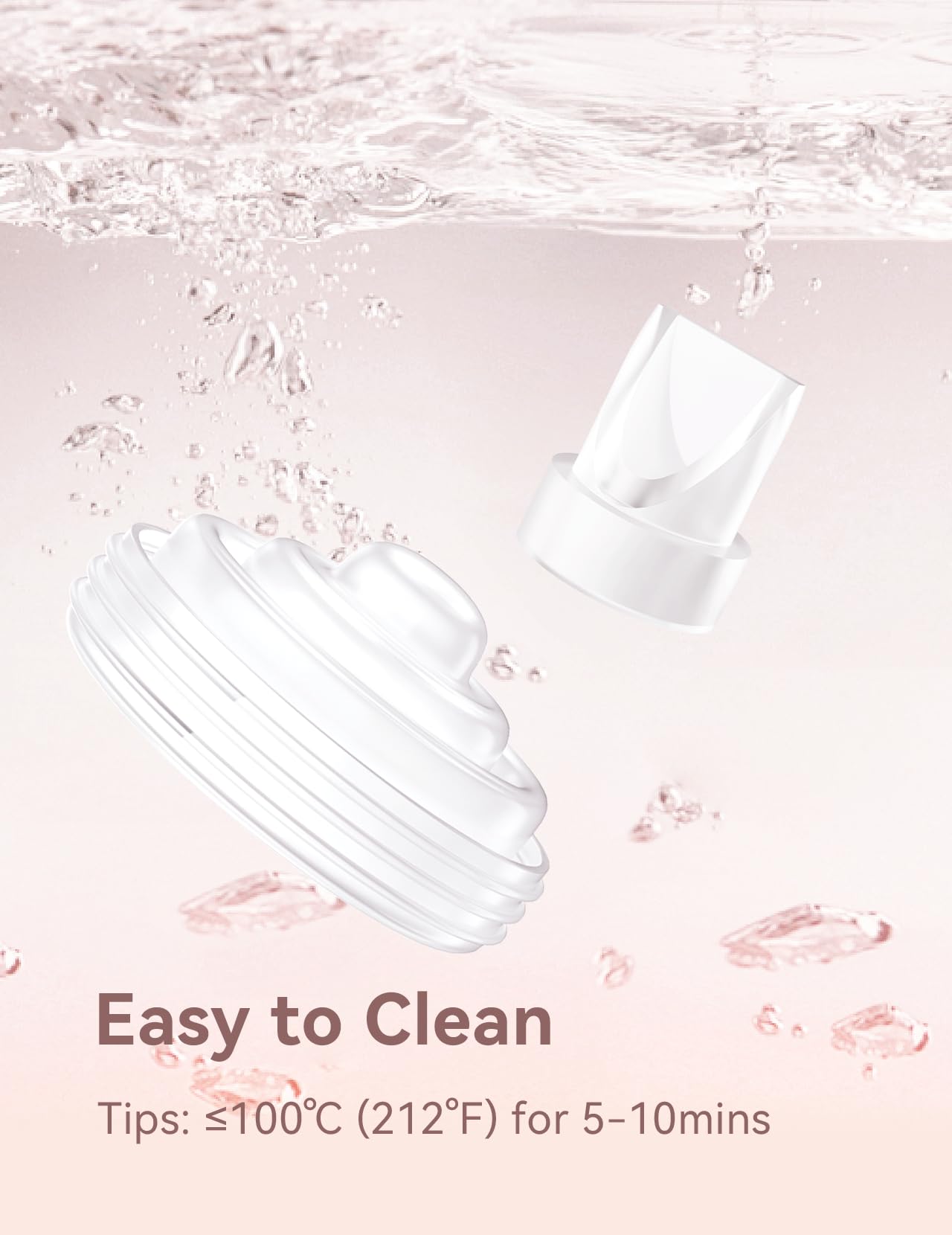 TOVVILD BPA-free pump parts for safe daily use.
