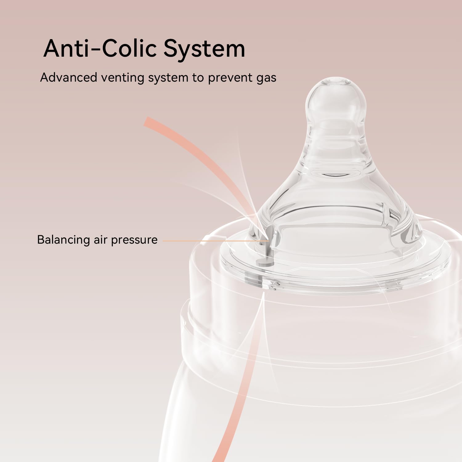 TOVVILD breast-like silicone nipple feels natural and supports easy transition between breast and bottle.