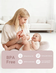 TOVVILD breast pump parts easy assembly for quick swaps.