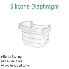 TOVVILD diaphragm shown with washing and maintenance tips for longevity.