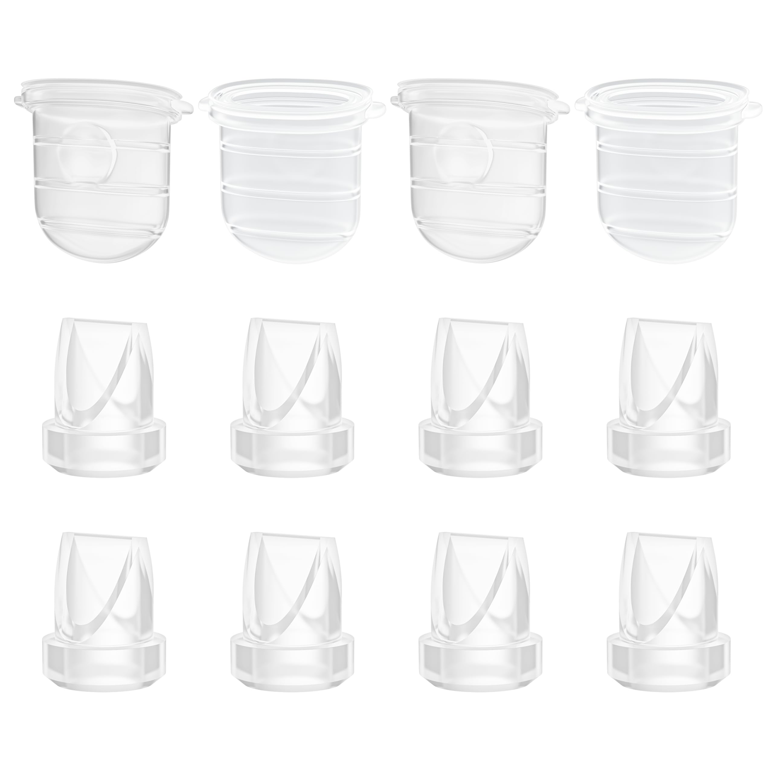 TOVVILD M6 duckbill valve front view for spill-free milk collection