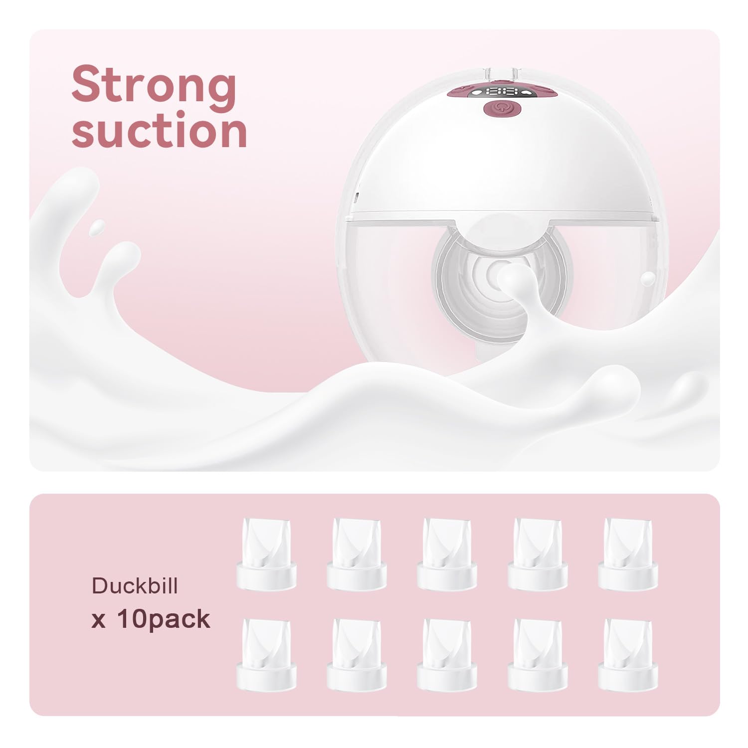 TOVVILD replacement set for Momcozy series maintains pump efficiency