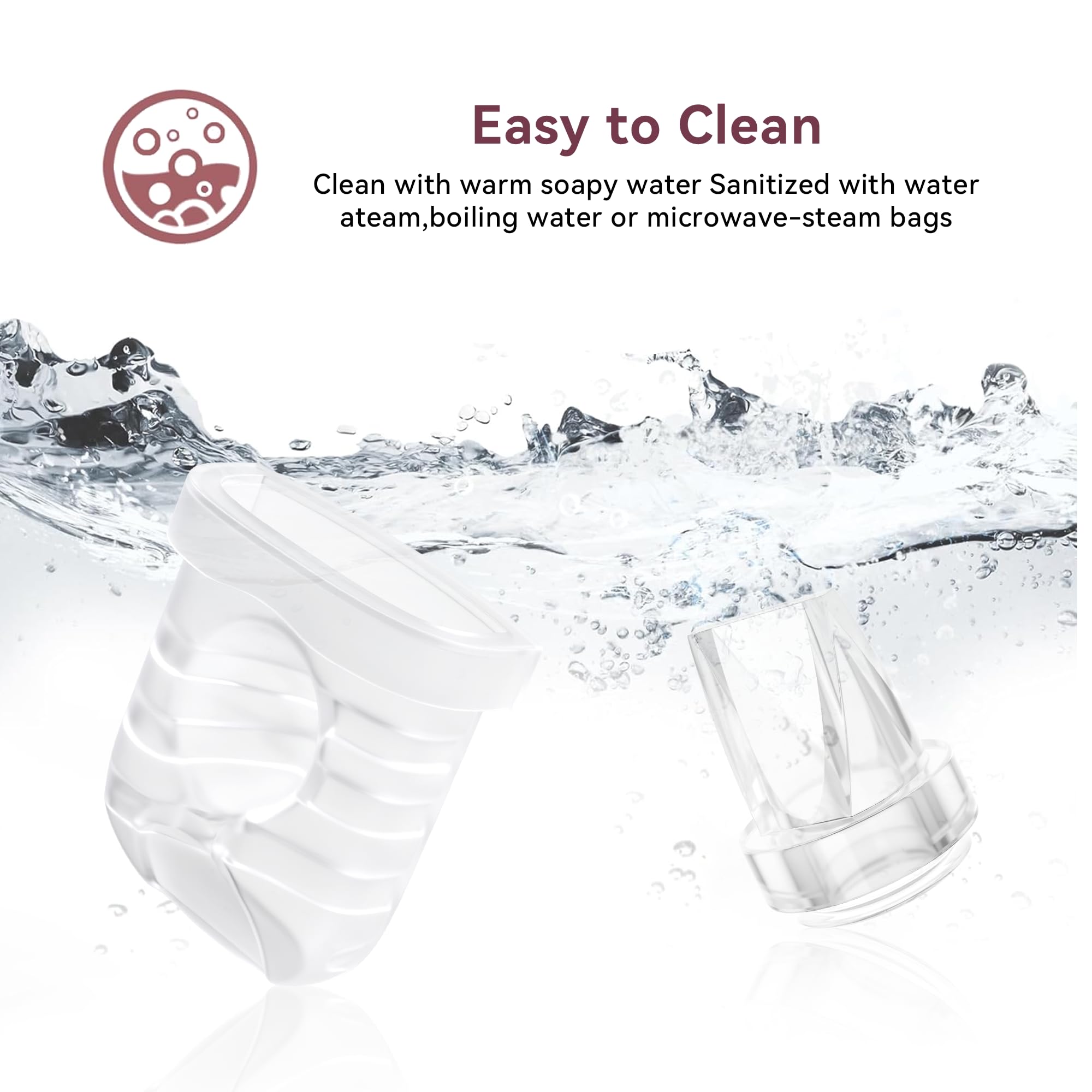 TOVVILD easy-clean silicone closeup invites regular reuse and cost savings