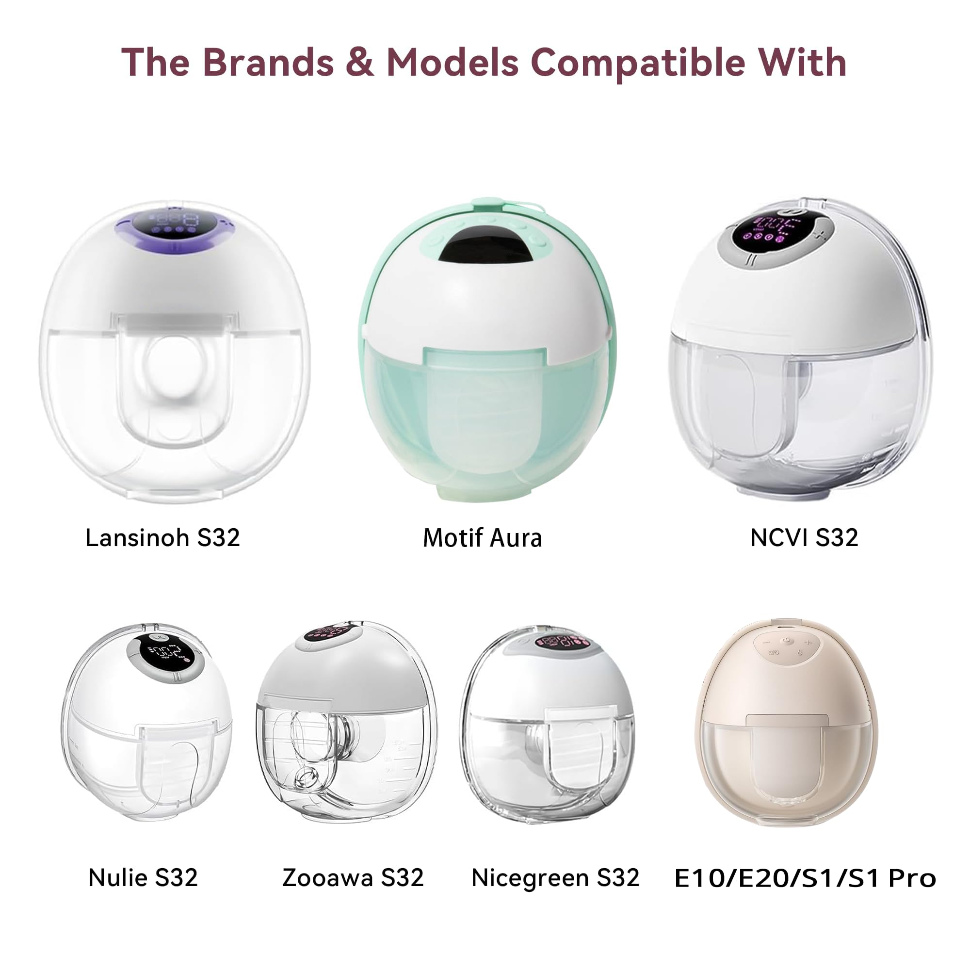 TOVVILD eufy S1 Pro compatible duckbill valves illustrating precise fit for uninterrupted pumping