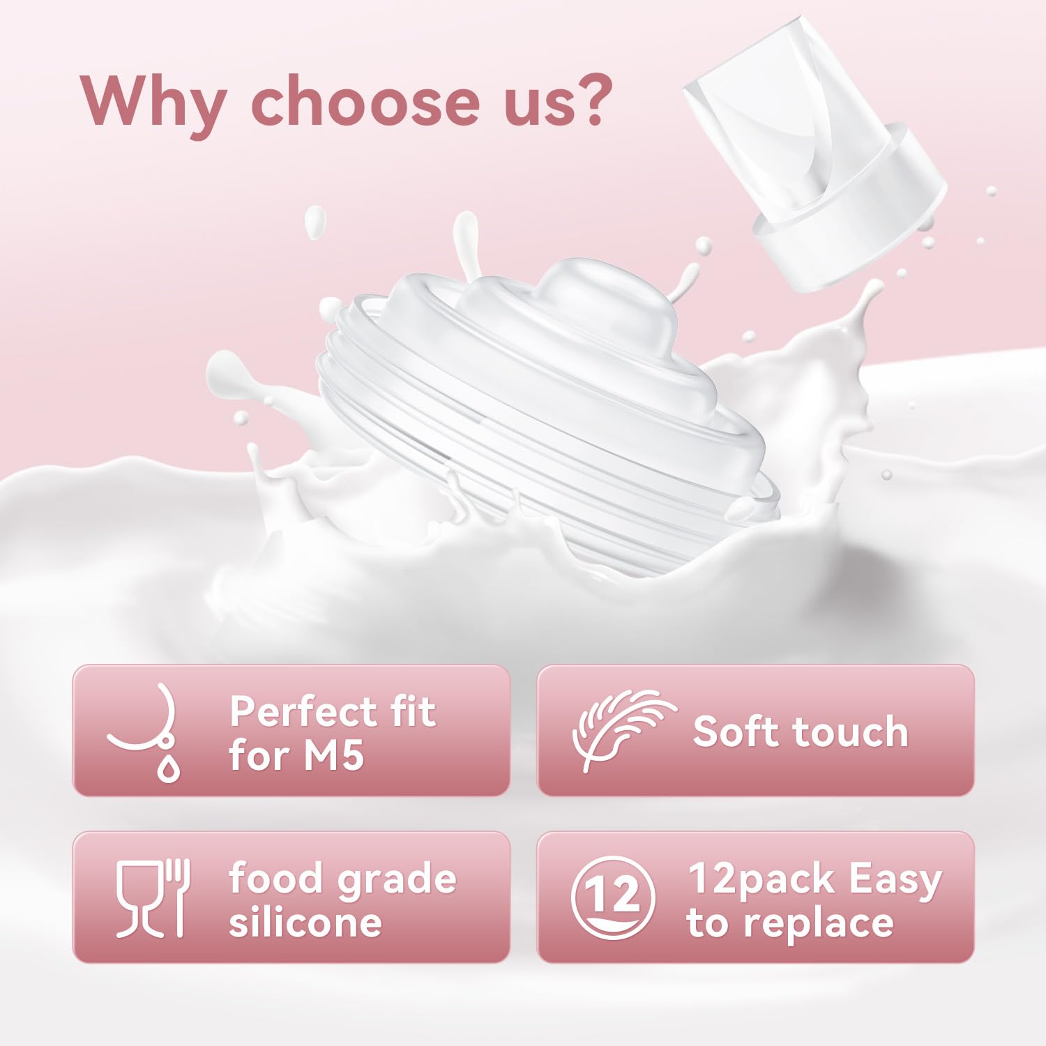 TOVVILD storage box keeps Momcozy M5 parts organized and accessible.