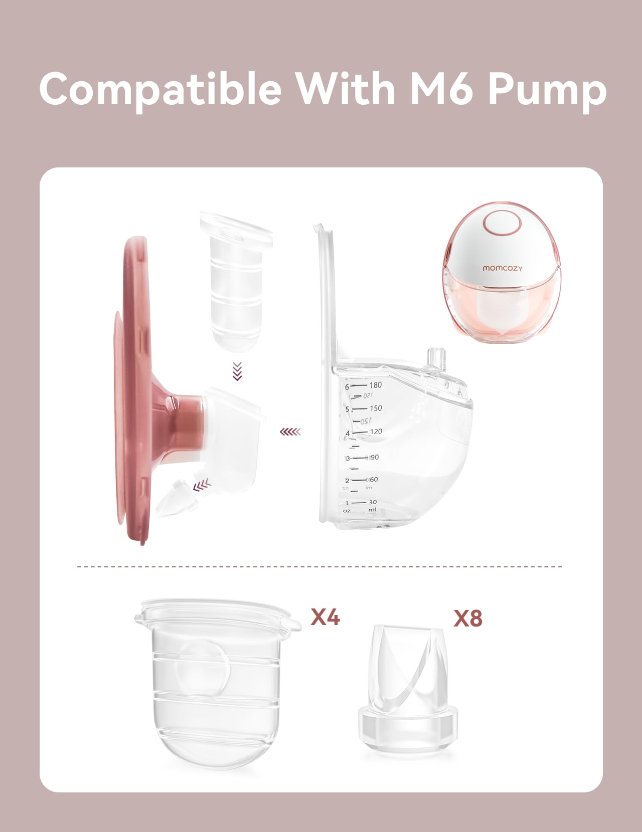 TOVVILD Momcozy Mobile Style compatibility highlights easy replacement