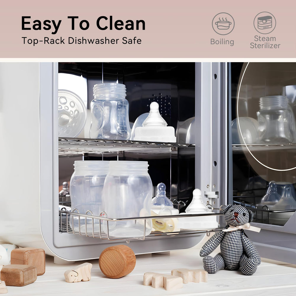 TOVVILD wide-neck compatibility covers Philips Avent, Tommee Tippee, Lansinoh, Spectra.