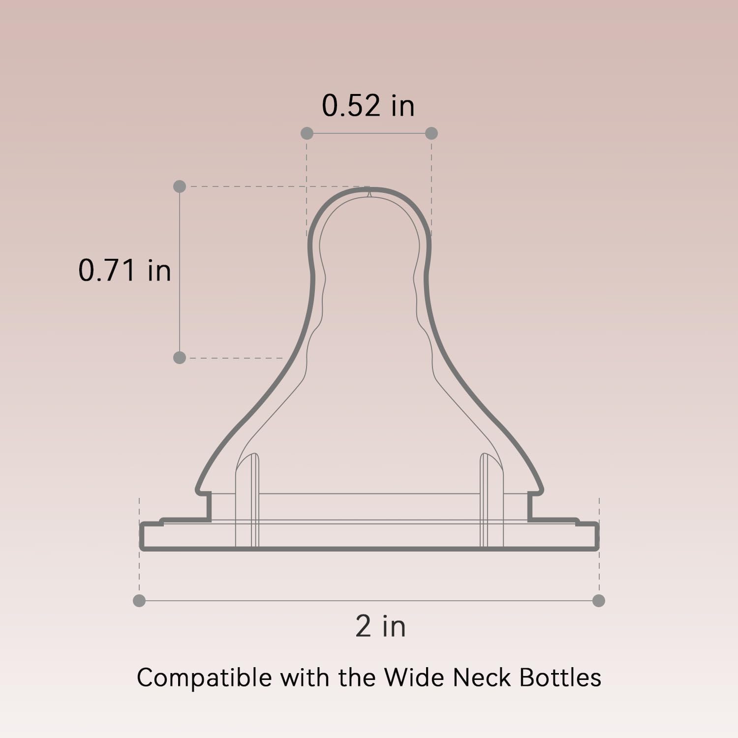 TOVVILD silicone nipple close-up highlights soft, breast-like feel for smoother latch