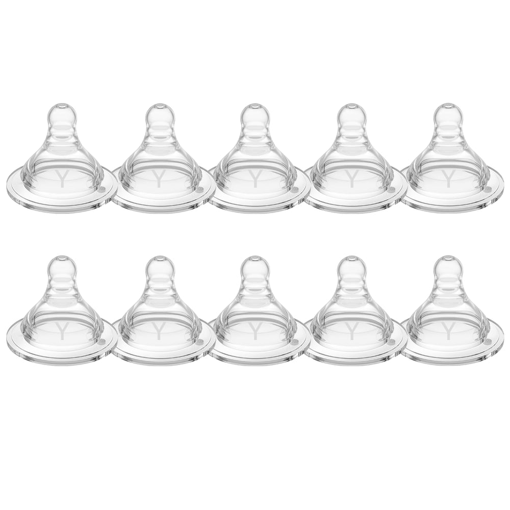 TOVVILD silicone nipple with universal wide-neck fit for many bottles.