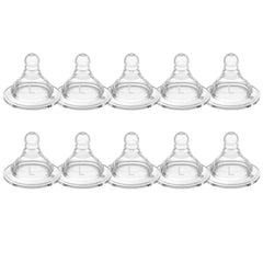 TOVVILD wide-neck packaging with silicone nipple ready for quick bottle prep