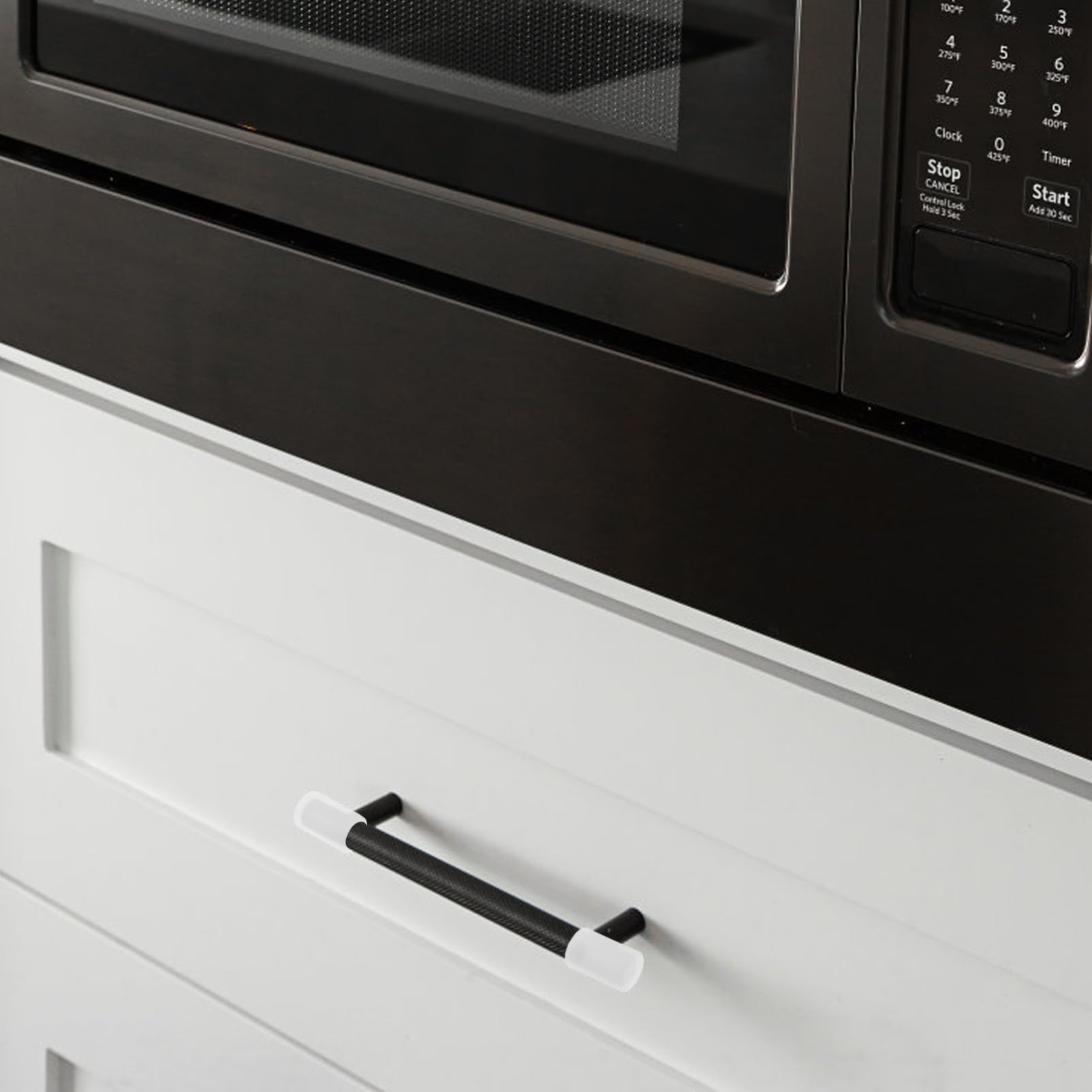 TOYANDONA drawer safety protectors installed illustrate slim profile and reliable edge coverage.