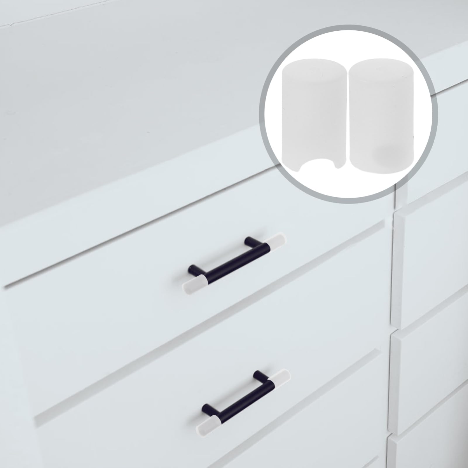 TOYANDONA straight-handle design protectors emphasize minimalist setup for smooth drawer use.