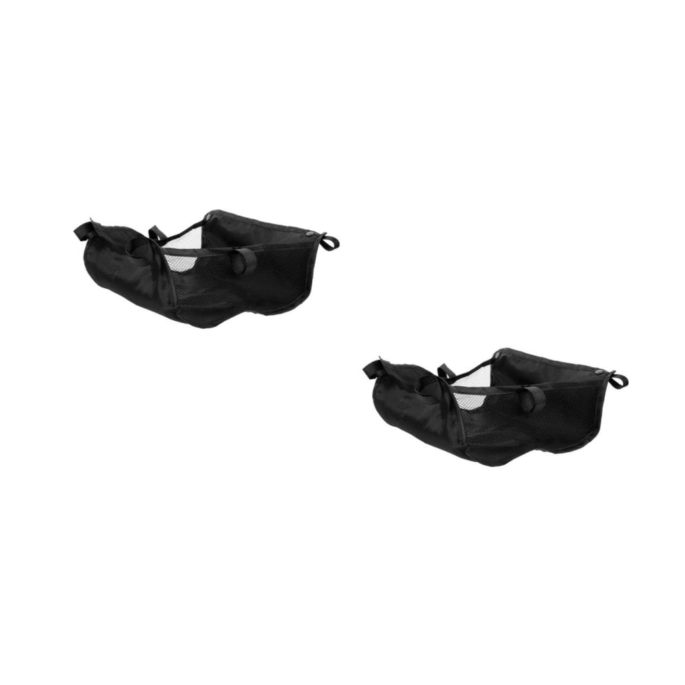 TOYANDONA stroller storage bag bottom basket open for quick access to diapers and bottles