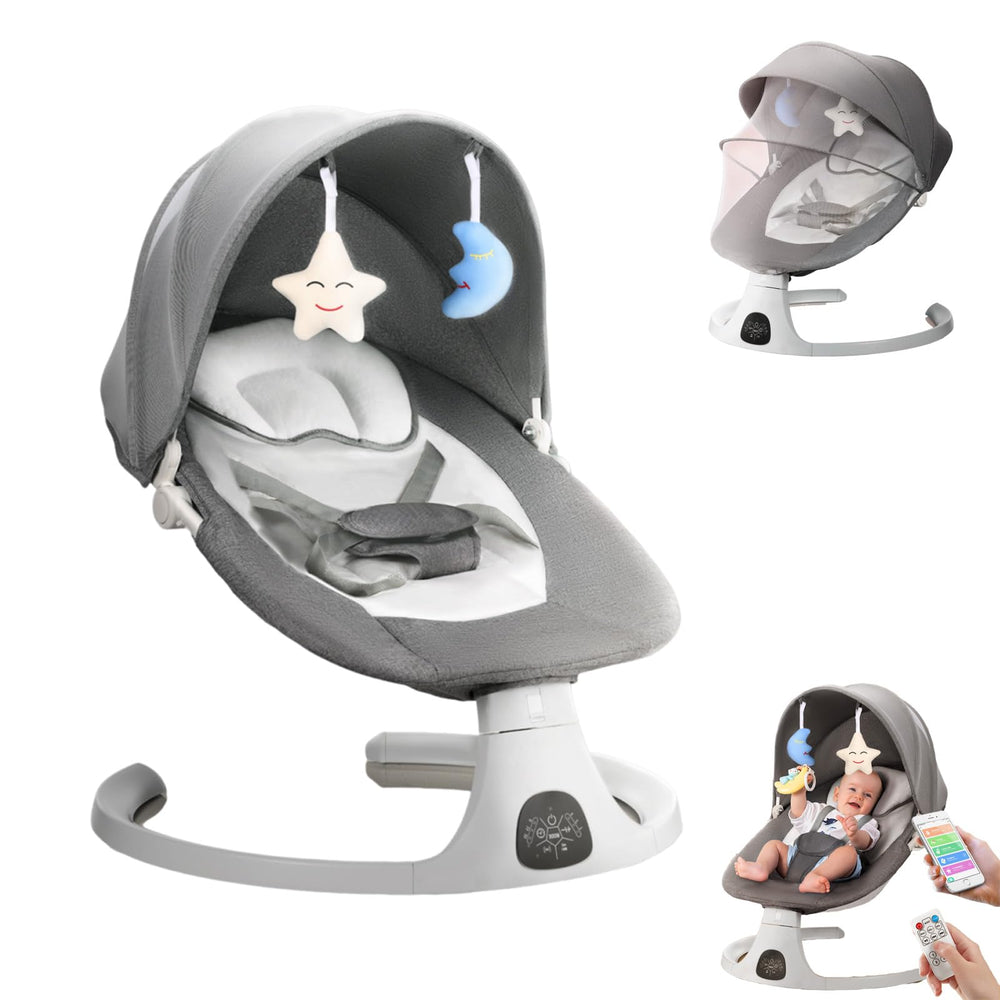 Toyanuo Baby Swing with stable frame for secure infant seating and soothing motion.