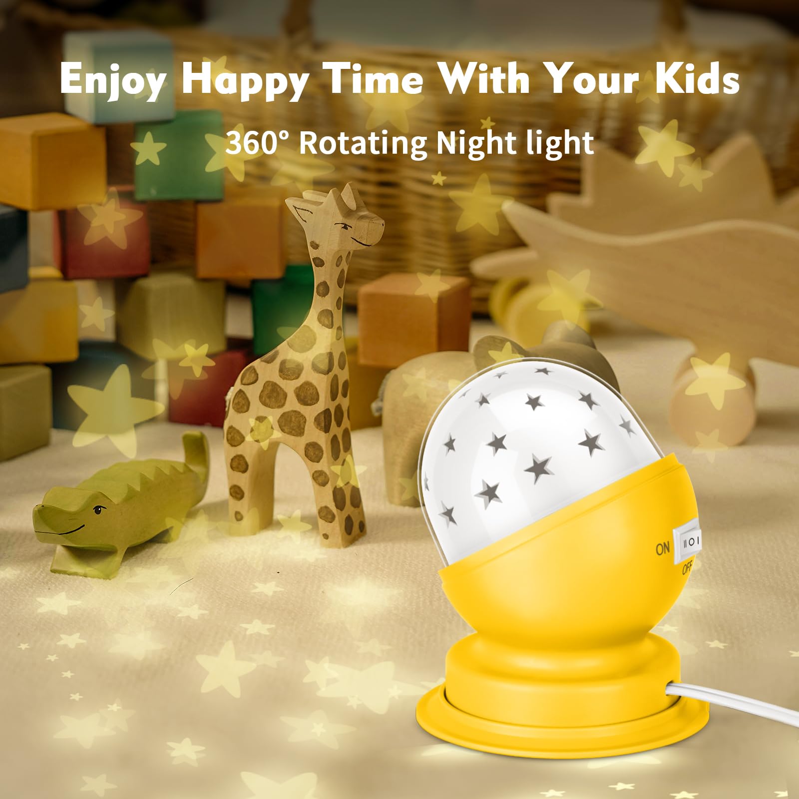 Toyunia star night light made with safe, non-toxic materials
