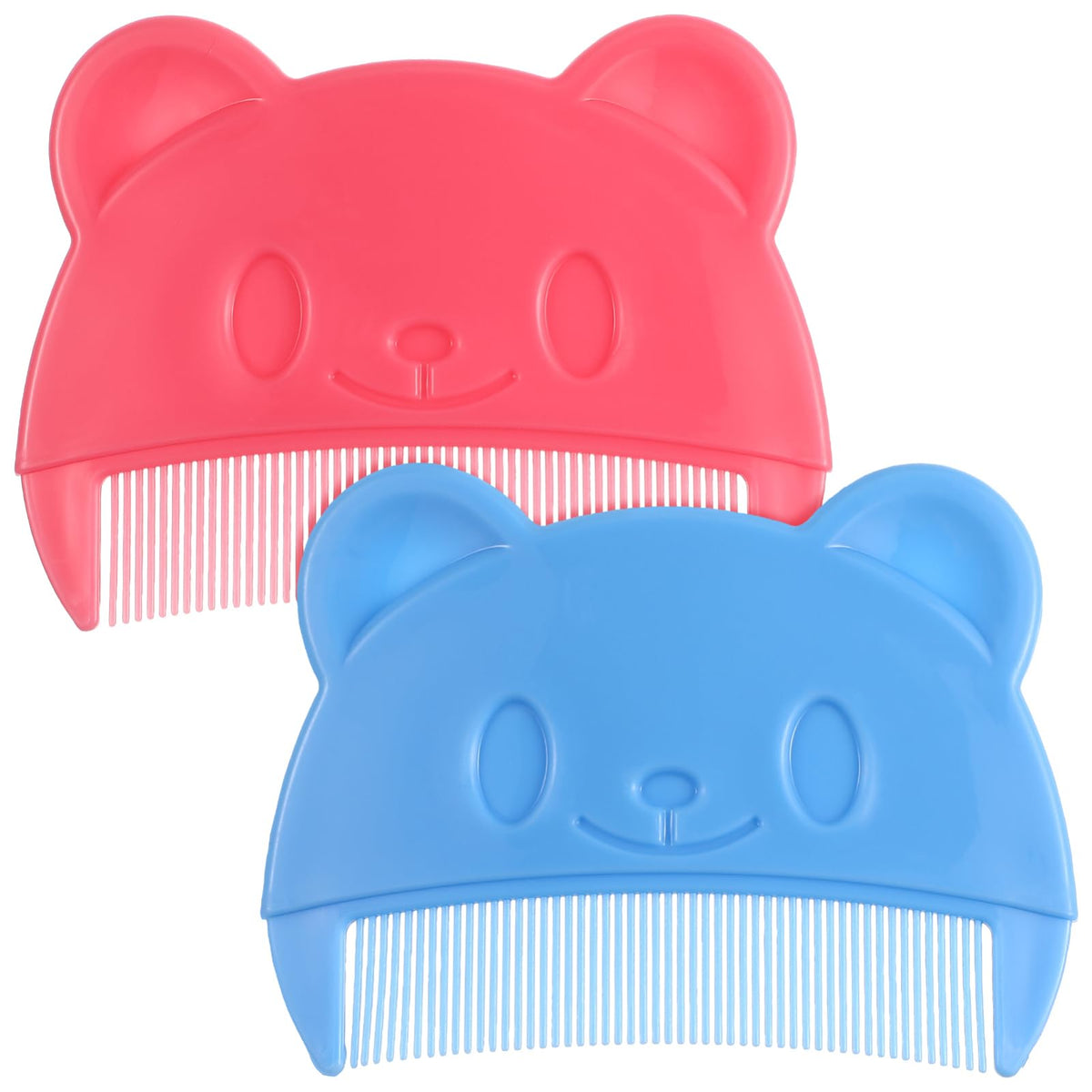 Toyvian bear-shaped baby combs for gentle cradle cap care on newborns