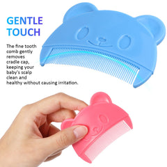 Toyvian baby combs with smooth teeth prevent snagging during detangling