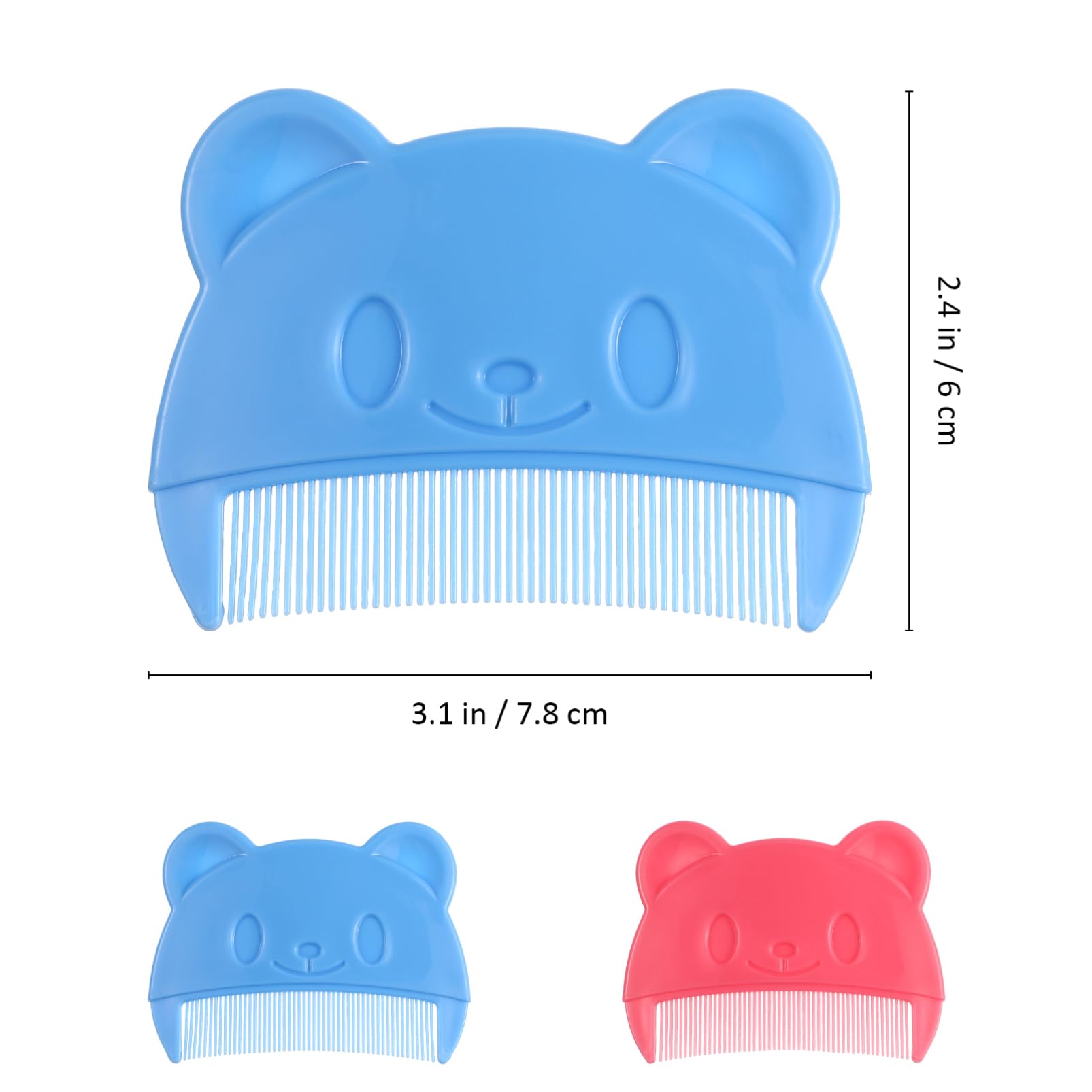 Toyvian bear-design combs offer soft touch while brushing baby's hair