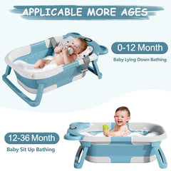 TPN baby bath cushion provides shock-absorbent support.