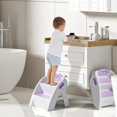 TPN foldable toddler stool folds compactly for easy storage in small homes.