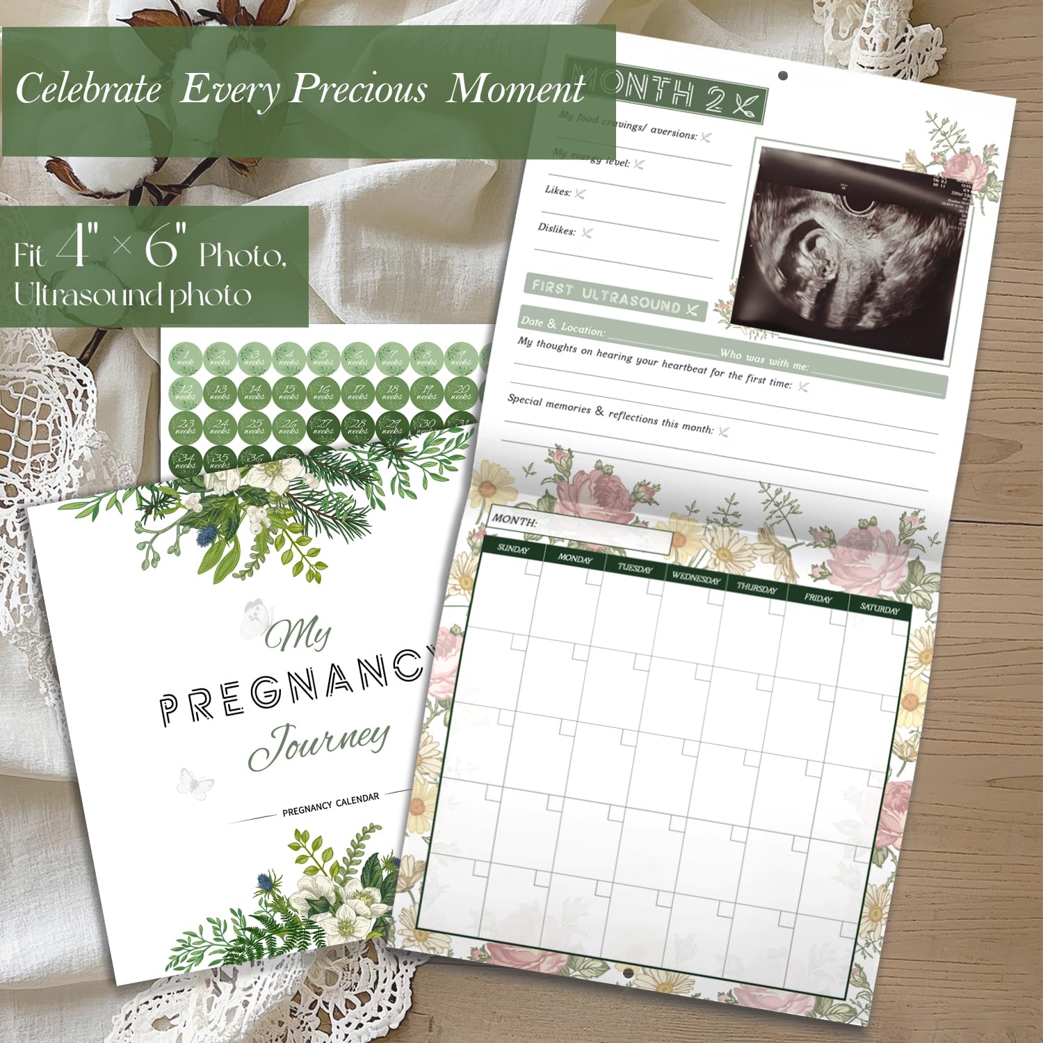 TQQBUU milestone records pages capture shower and birth plans