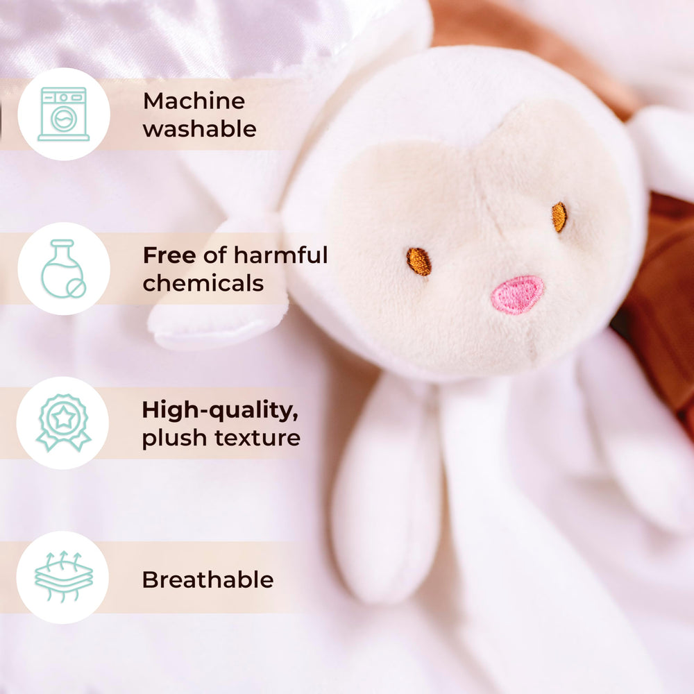 TRANQUIL KIDDO 14-inch security blanket ready for travel and daytime cuddles
