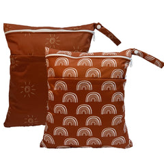 TRASUN Wet Dry Bag shows leakproof design ideal for diapers and travel.