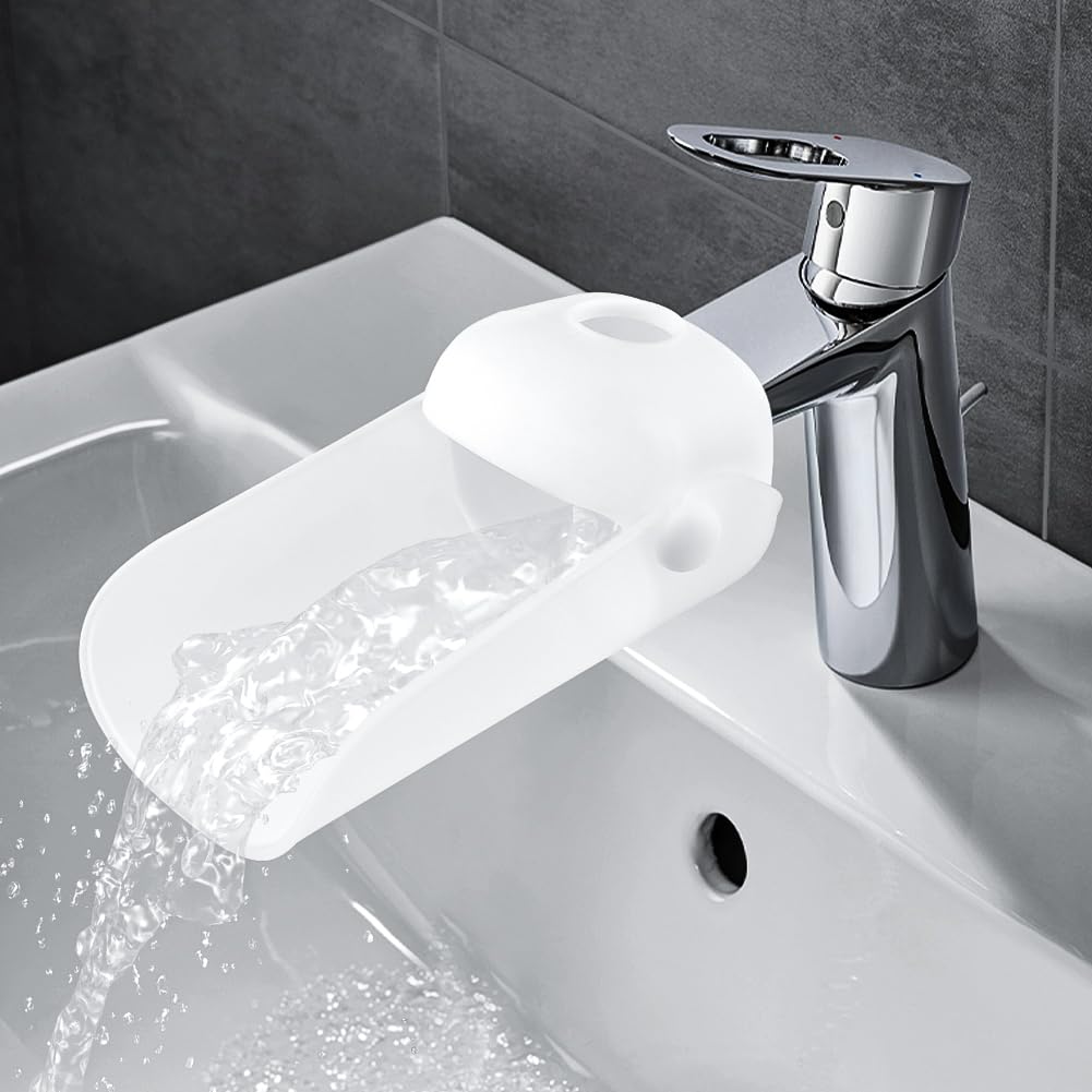 Trasylph faucet extender tool-free-installation demonstrates quick, tool-less setup and easy disassembly.