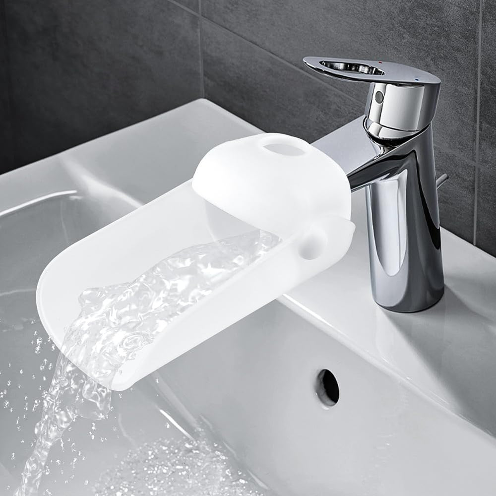 Trasylph faucet extender tool-free-installation demonstrates quick, tool-less setup and easy disassembly.