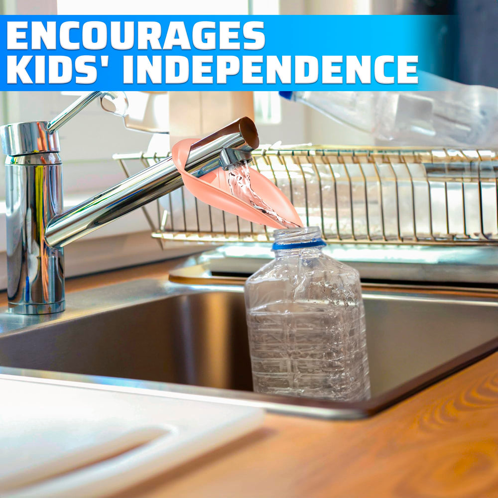 Toddler faucet extender travel-friendly design for on-the-go routines
