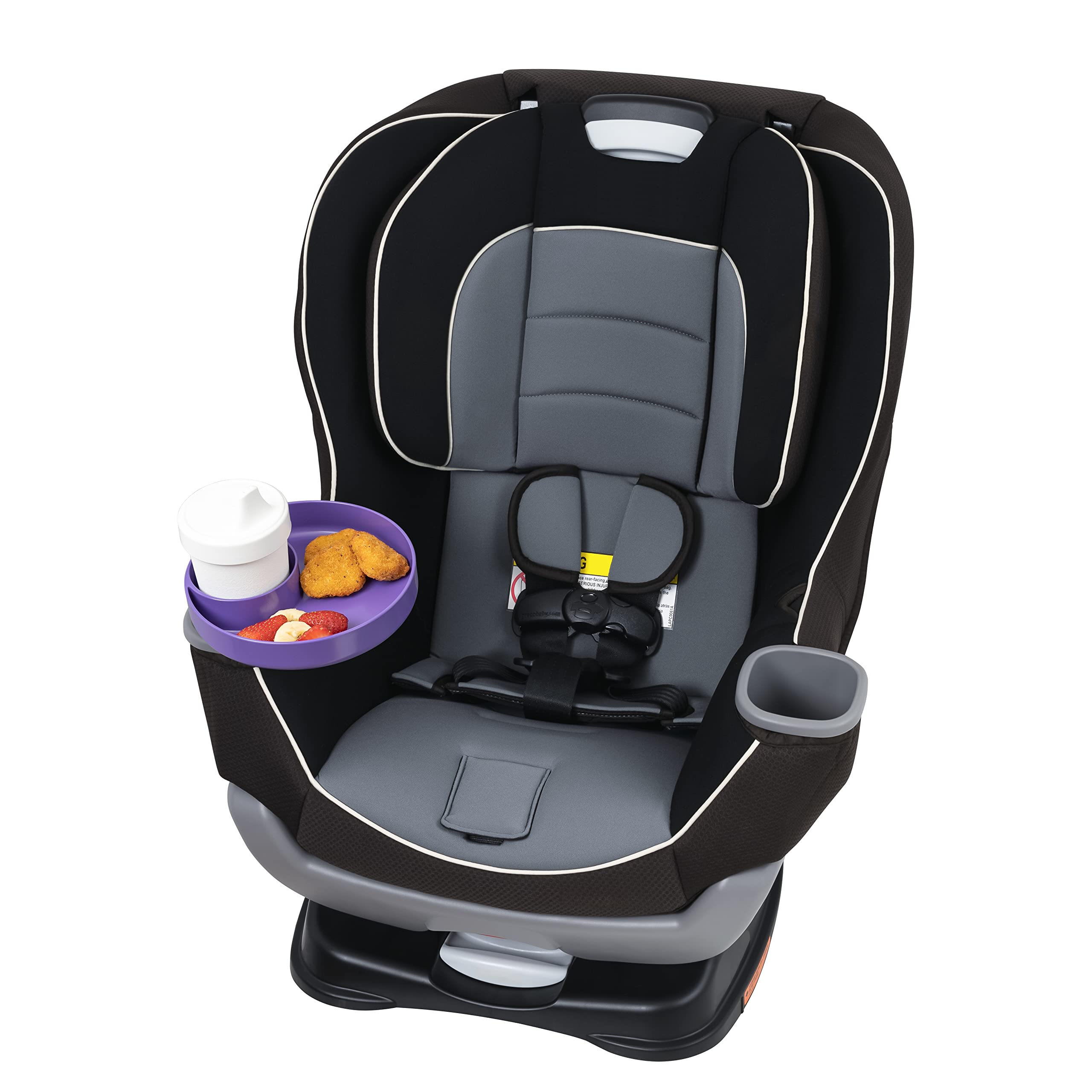 Travel Tray Round Purple ABS material emphasizes durable, BPA-free construction