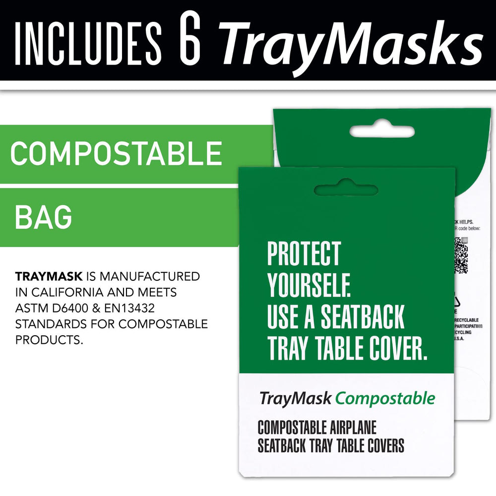 TrayMask USA-made badge signals trusted, quality travel protection