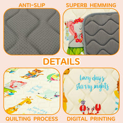TreeBud mat folds compactly, great for travel and storage