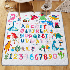 TreeBud Baby Play Mat in a playpen offering roomy crawling area
