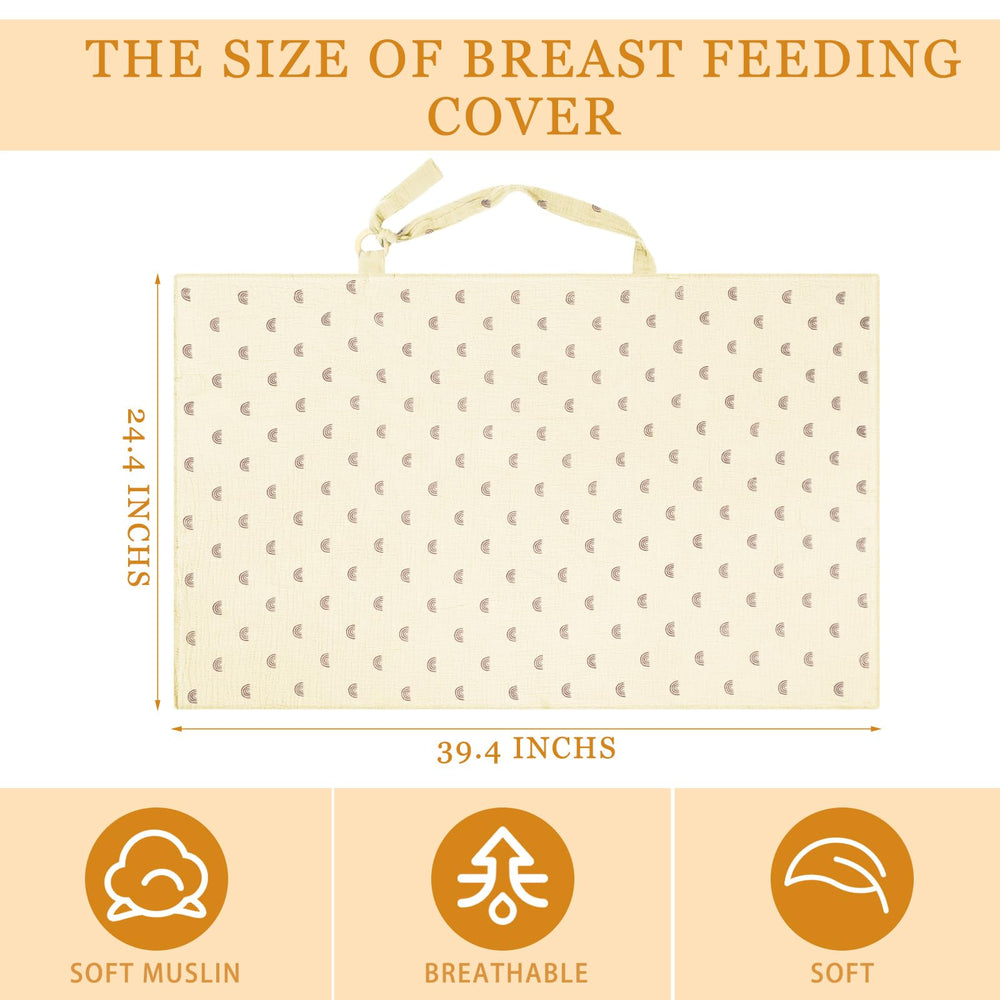 Treela nursing cover demonstrates adjustable neck strap for visibility.