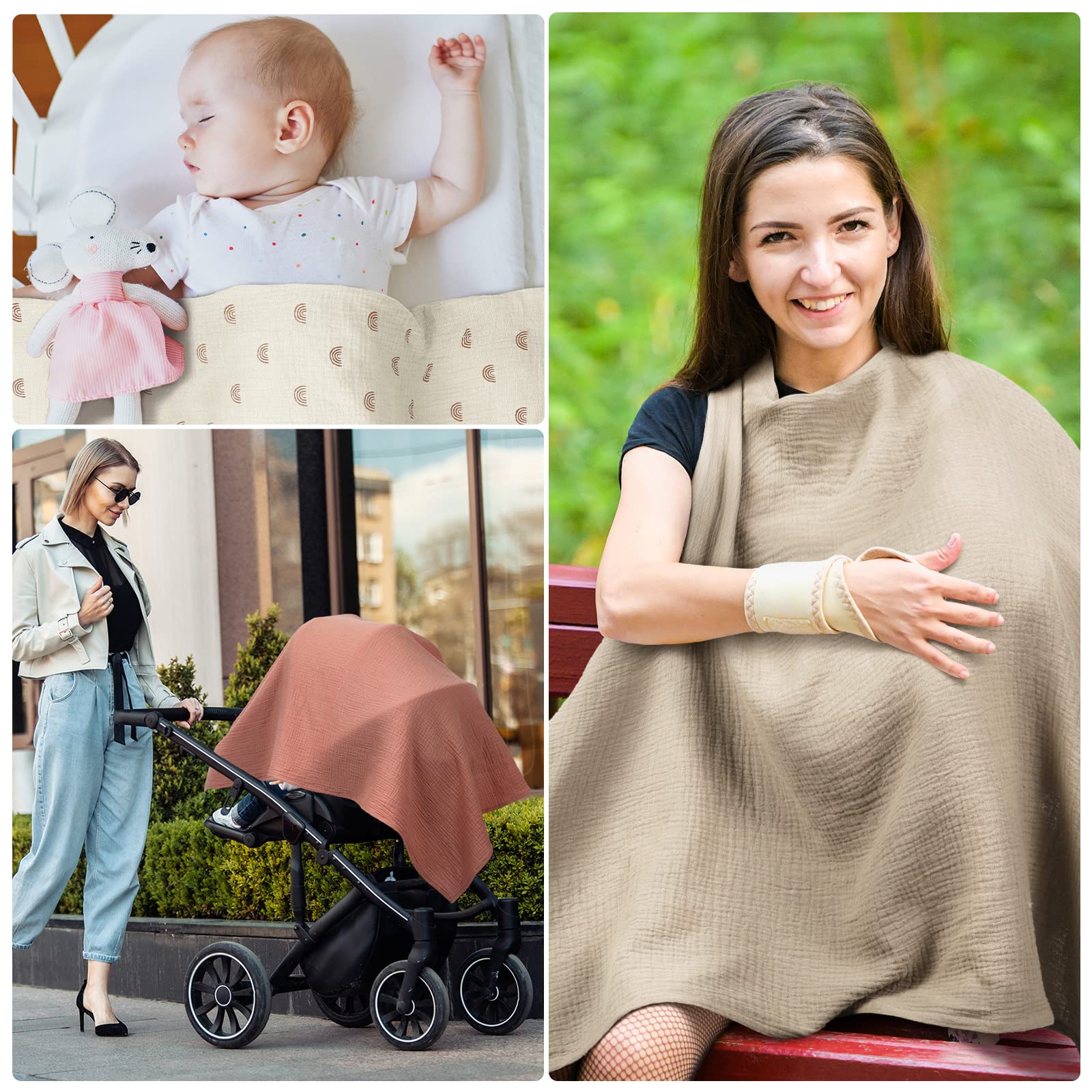 Treela three-piece set in fresh colors for daily use.
