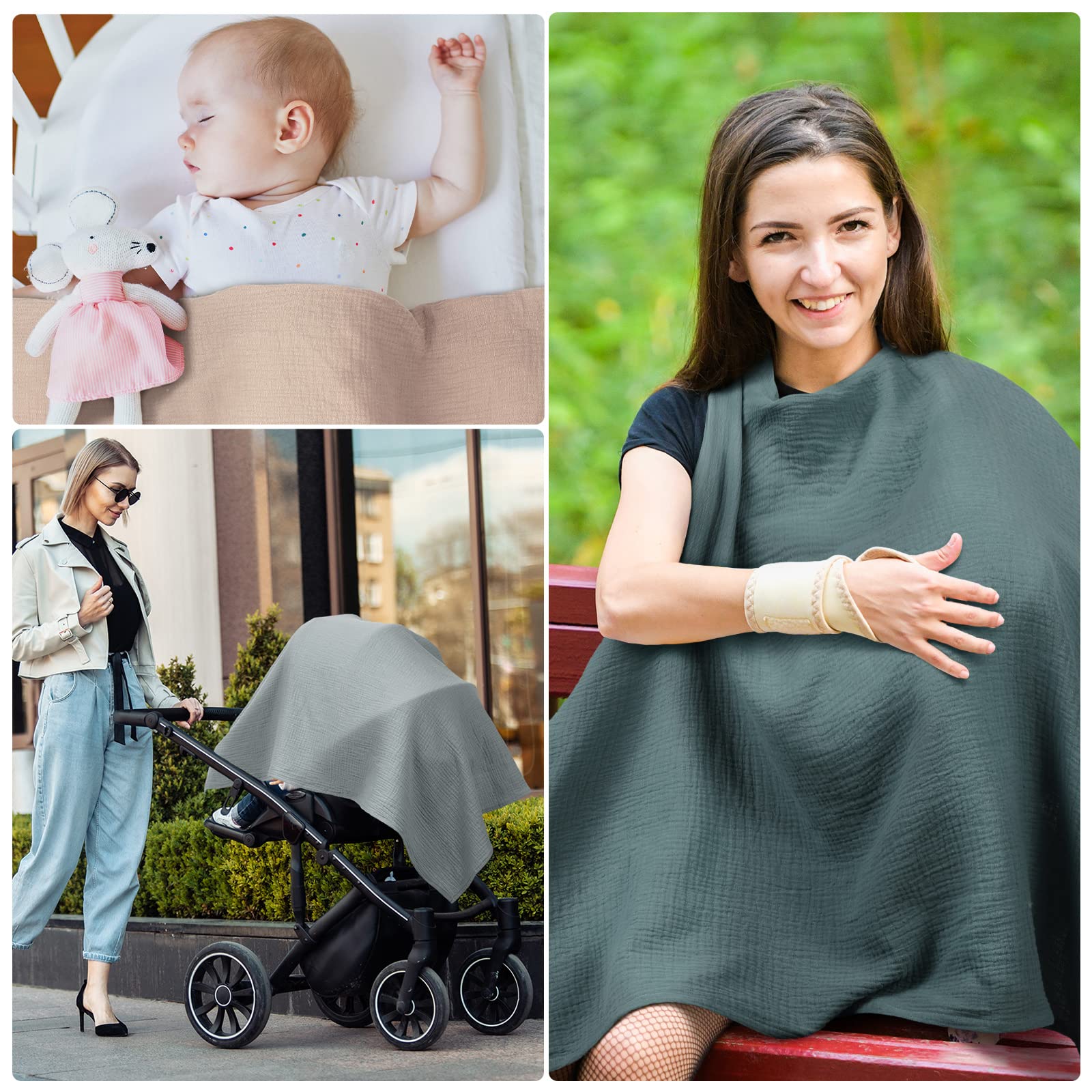 Treela foldable design fits compactly in a bag for trips.