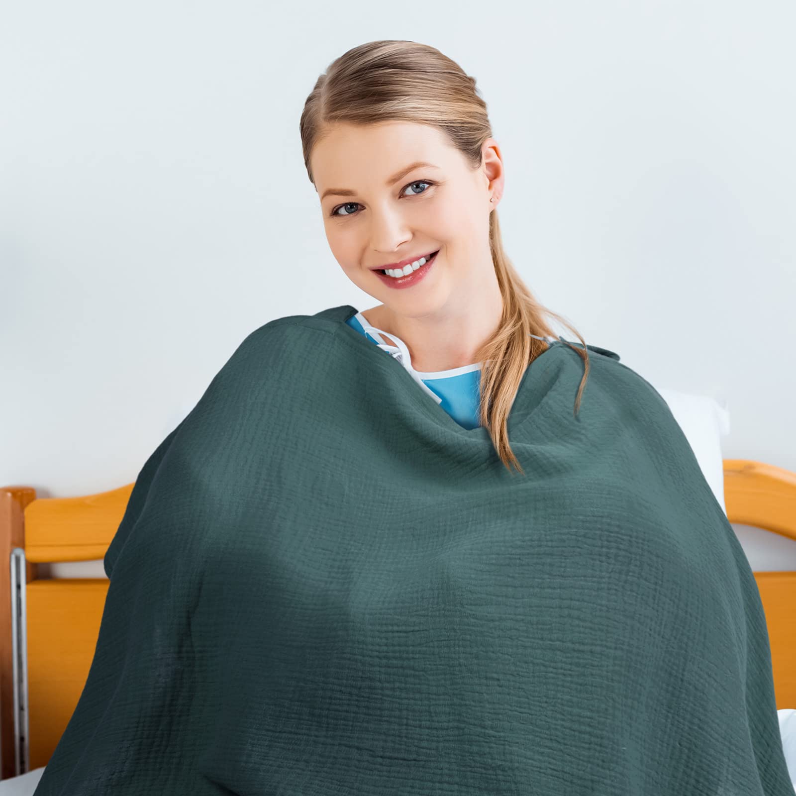 Treela large 100 x 62 cm coverage offers privacy during feeds.