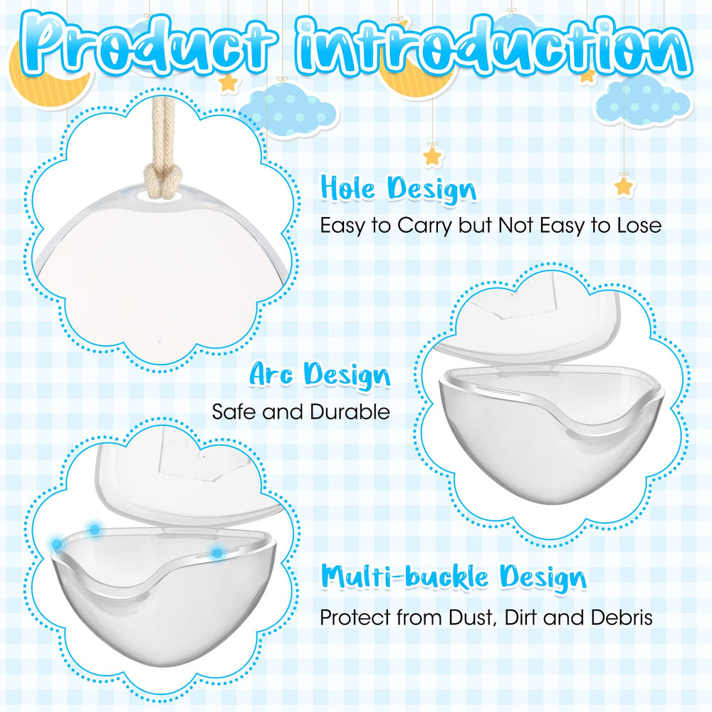 Treela pacifier case dishwasher-safe transparent for easy cleaning